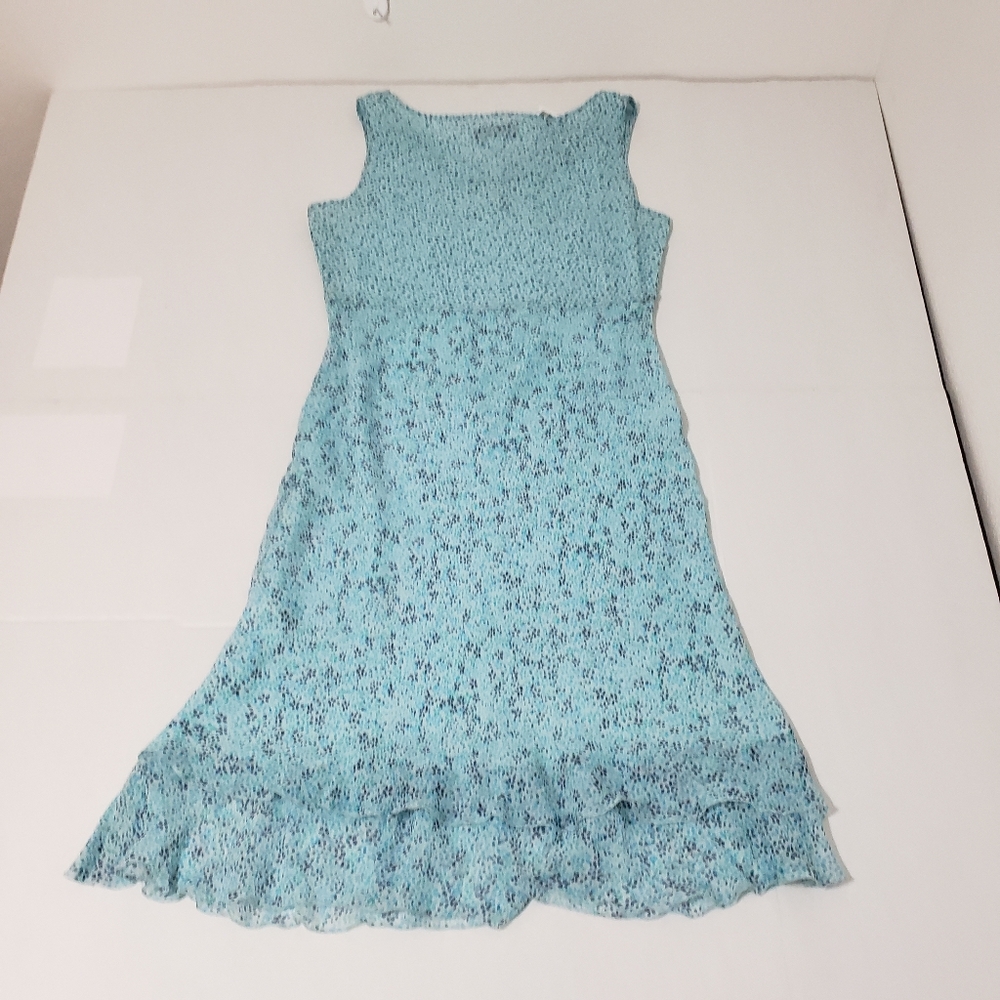 Petite Sophisticate dress Women's size 4 blue floral nwt - Picture 2 of 8